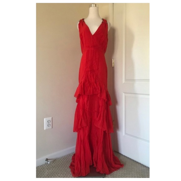 Roberto Cavalli Tiered Ruffle Gown - Picture 6 of 13